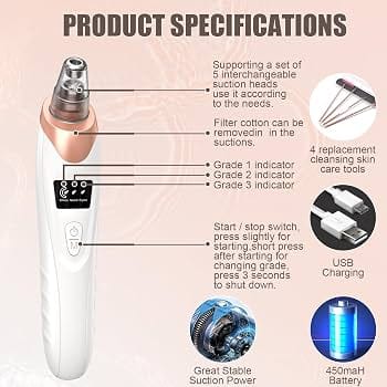 5-in-1 Derma Suction Blackhead Remover Machine